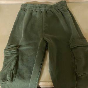 cargo style sweat pants